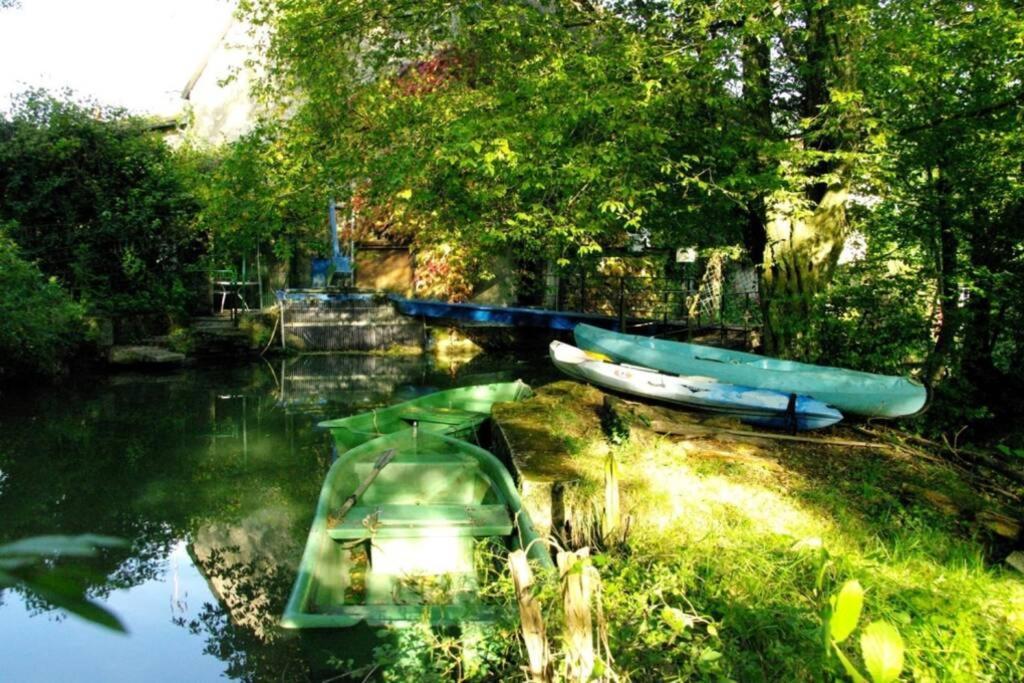Ferienhaus Moulin Dans Un Parc D'elevage A Daims Jancigny